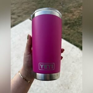 Pink YETI Rambler cup